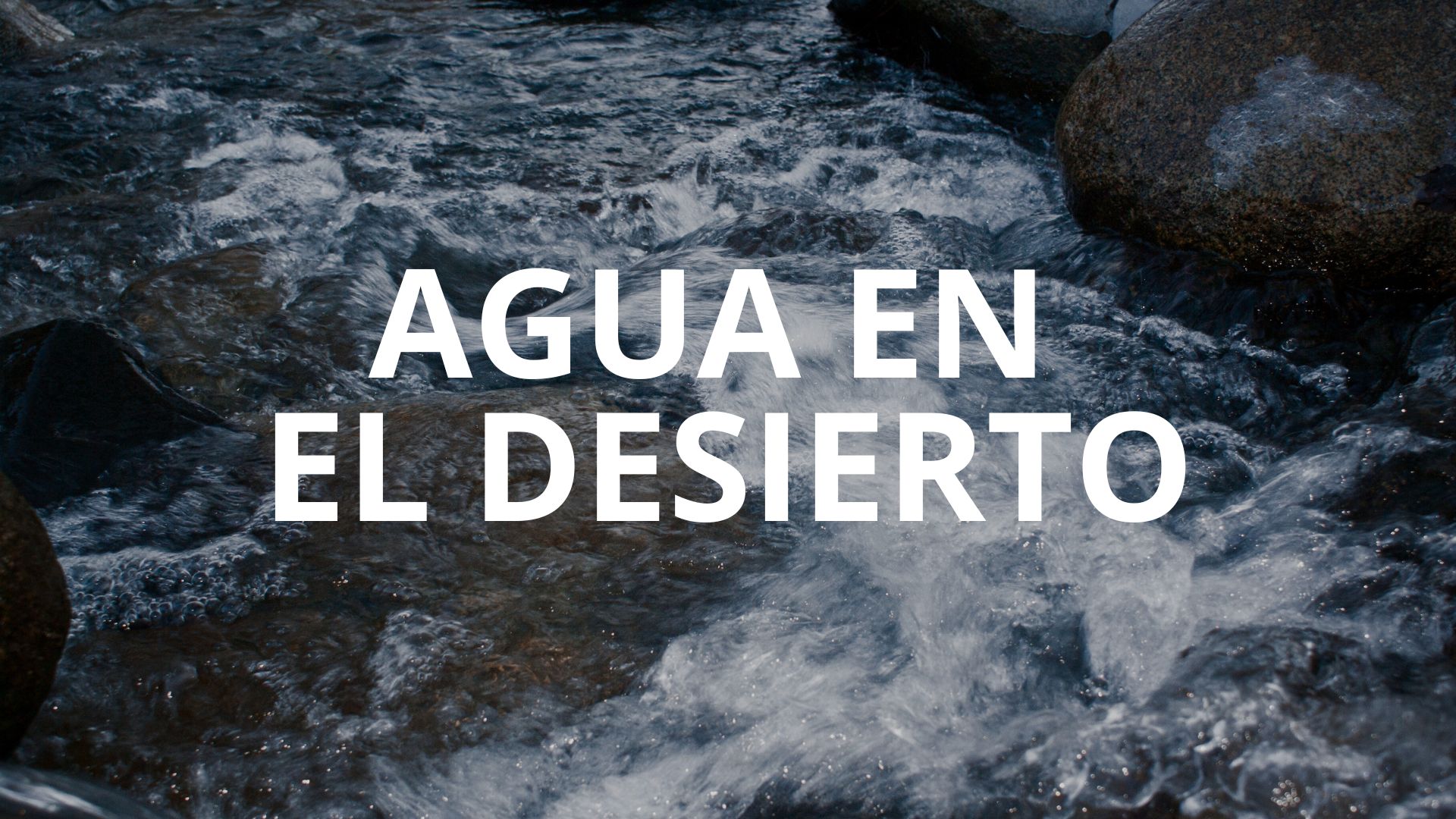 Agua en el desierto